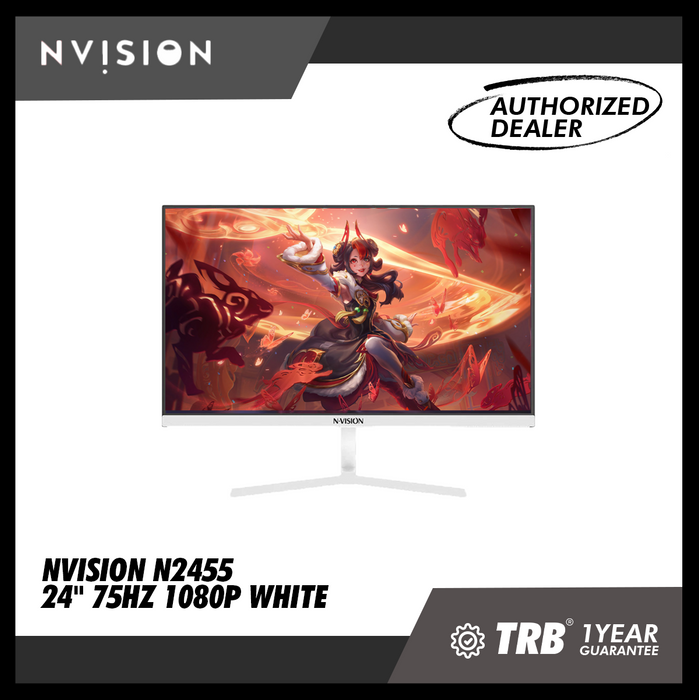 NVISION 24" N2455 75HZ WHITE