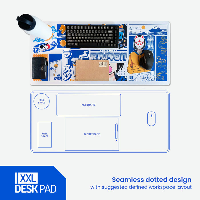 DOTTED DESKPAD AZURE ARTISAN LIMITED EDITION XXL