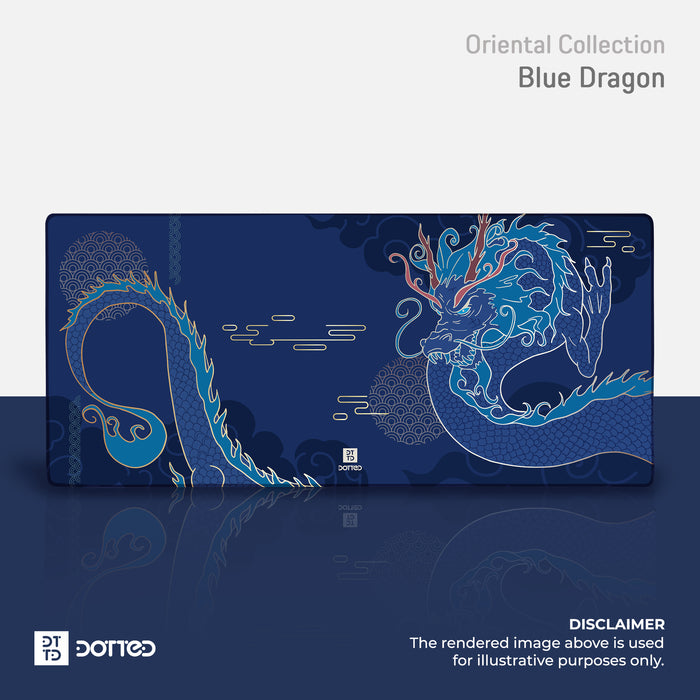 DOTTED DESKPAD BLUE DRAGON XXL