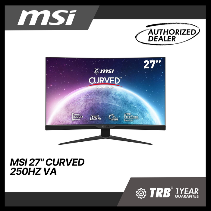 MSI 27" CURVED 250HZ VA