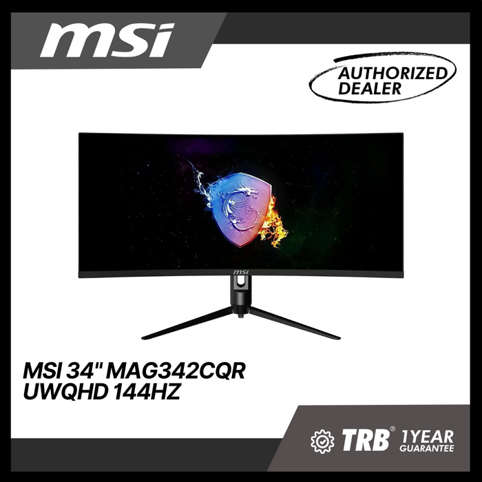 MSI 34" MAG342CQR UWQHD 144HZ